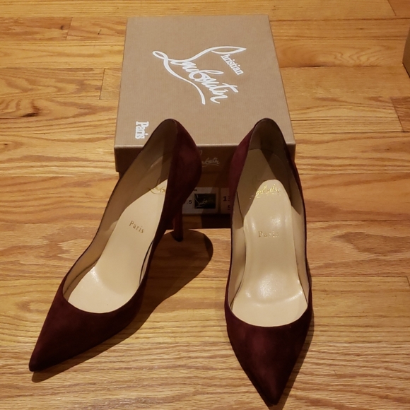 Christian Louboutin Shoes - Christian Louboutin Burgundy Heels